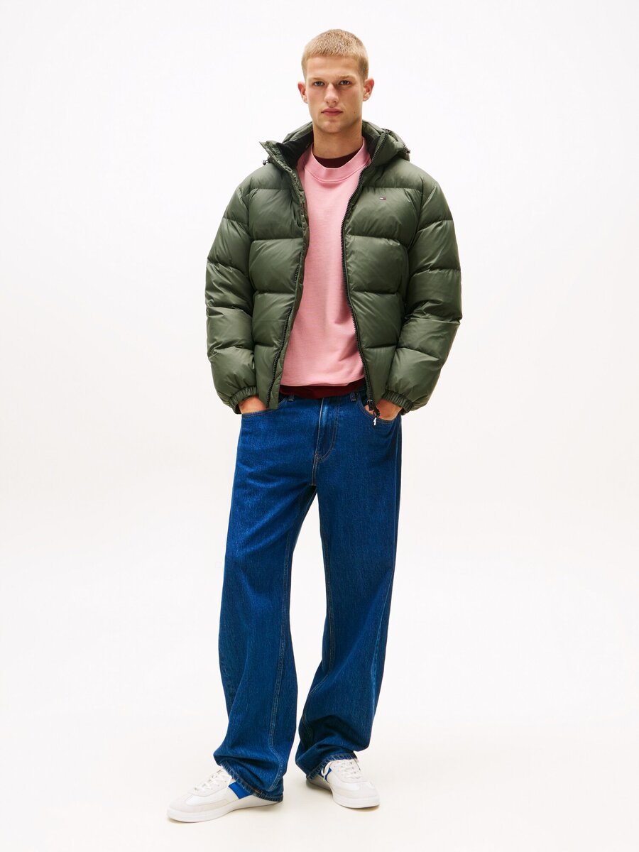 Jacket van het merk Tommy Jeans in het Kaki