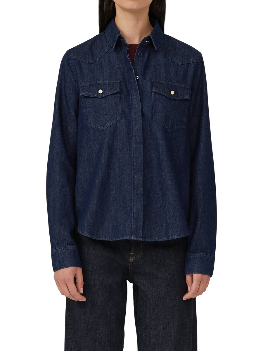 Bloes van het merk S.oliver Casual in het Marine