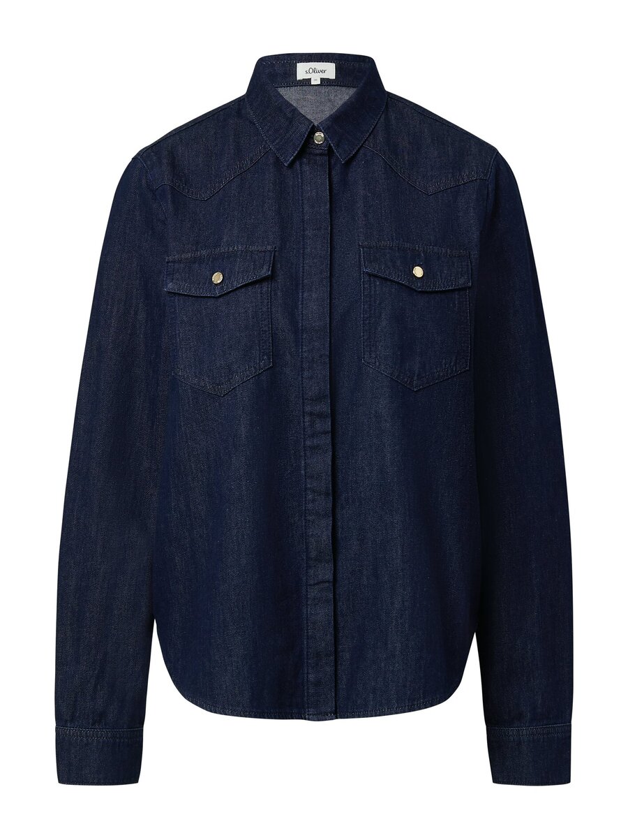 Bloes van het merk S.oliver Casual in het Marine