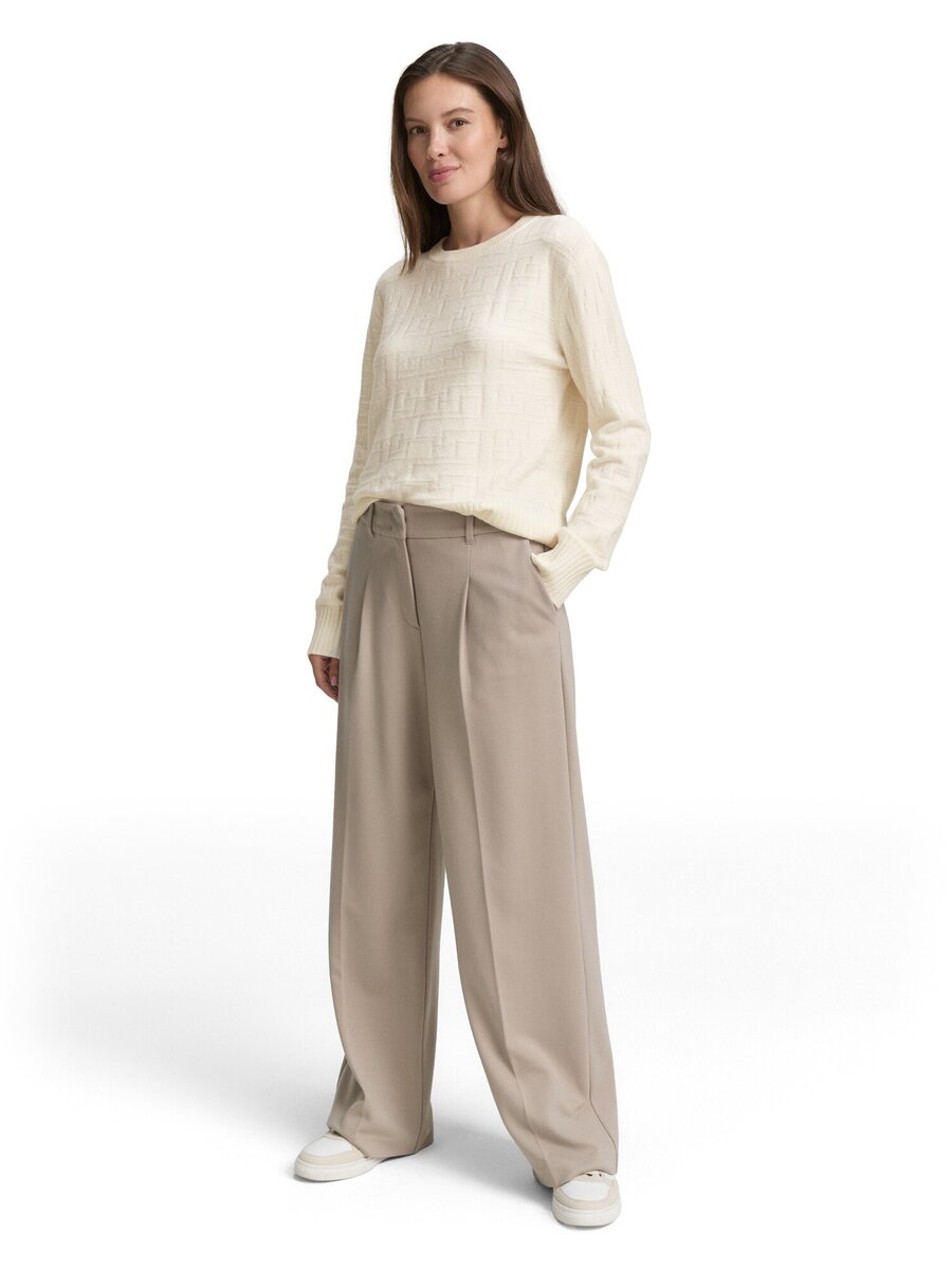 Pull van het merk Tom Tailor in het Wit