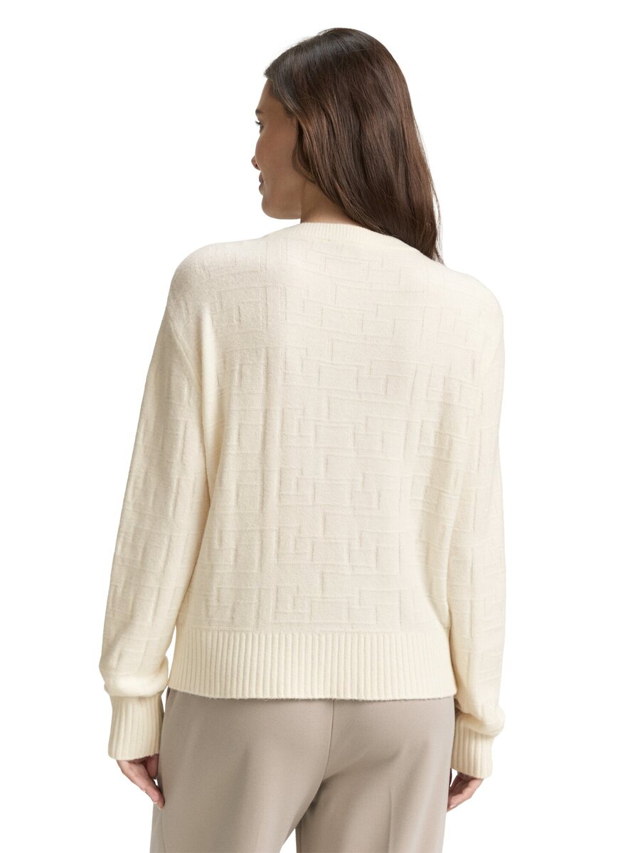 Pull van het merk Tom Tailor in het Wit