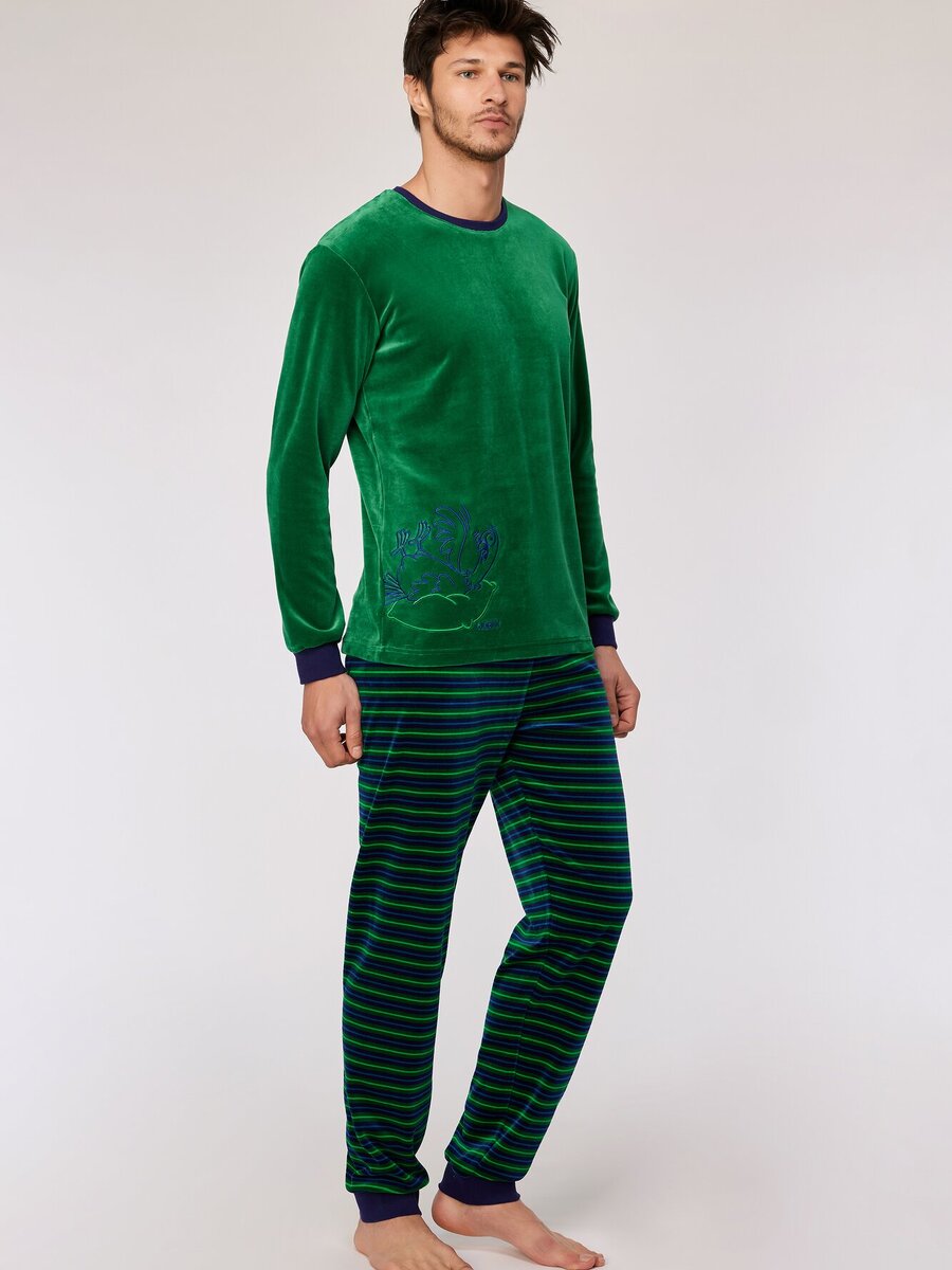 Pyjama van het merk Woody in het Groen