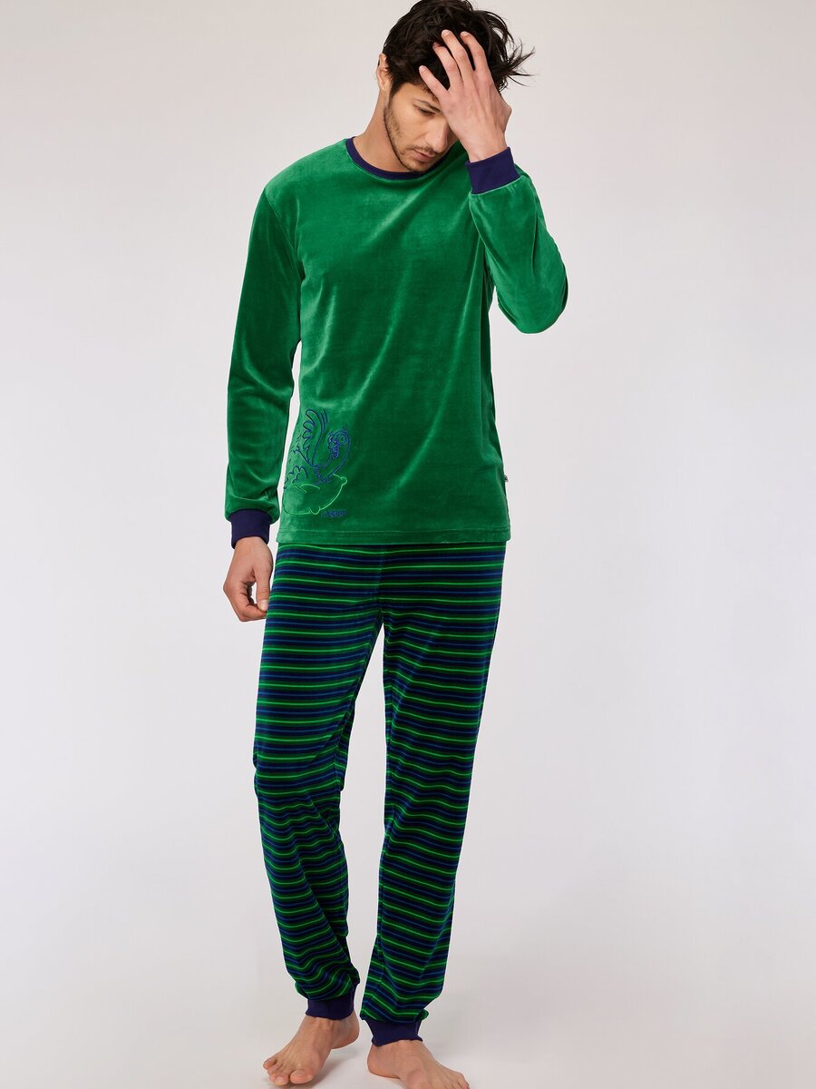 Pyjama van het merk Woody in het Groen
