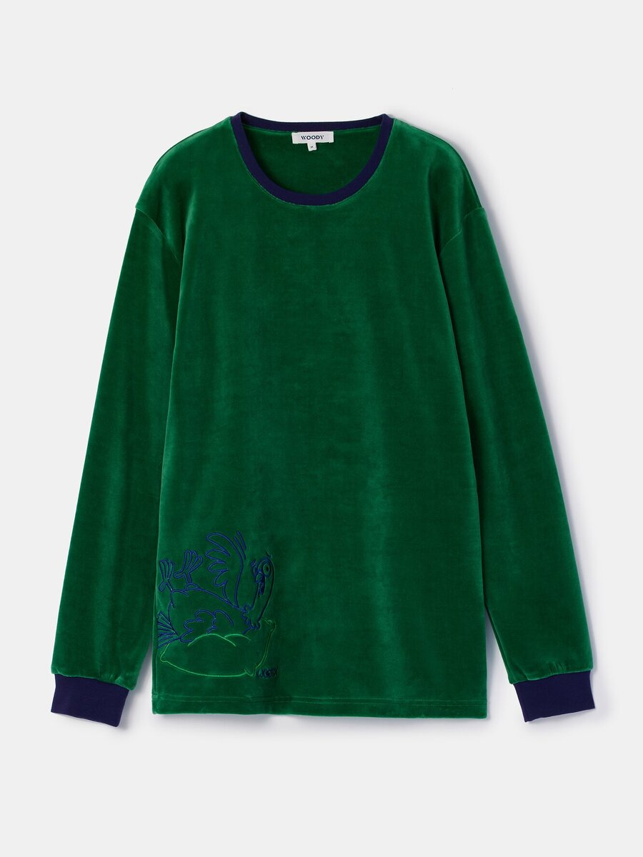 Pyjama van het merk Woody in het Groen