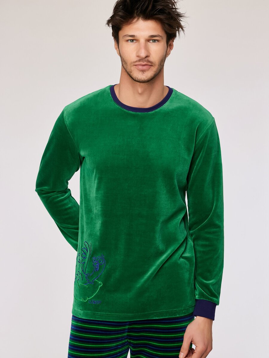 Pyjama van het merk Woody in het Groen
