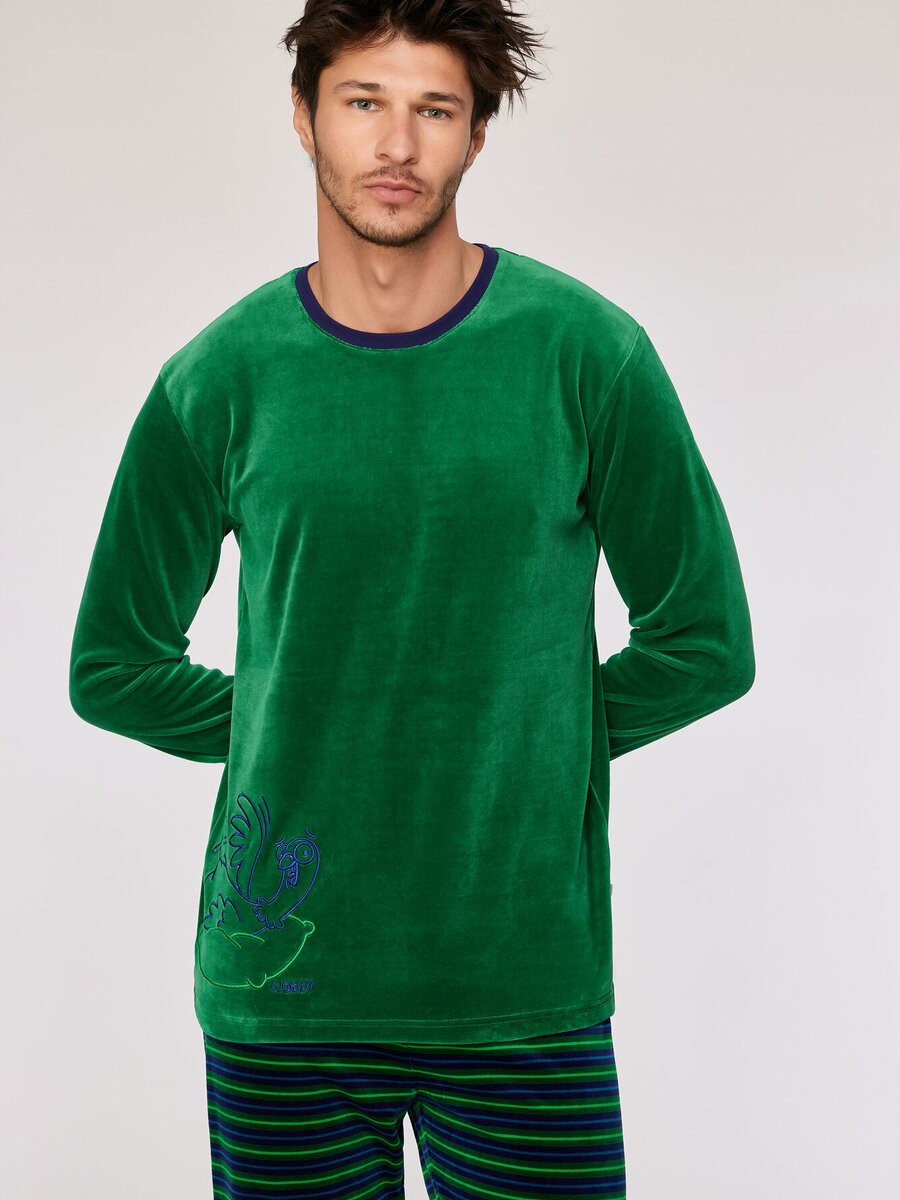 Pyjama van het merk Woody in het Groen