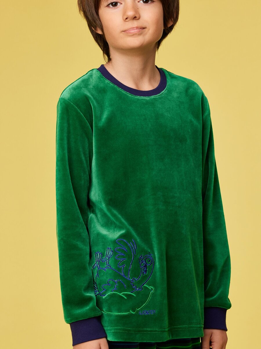 Pyjama van het merk Woody in het Groen