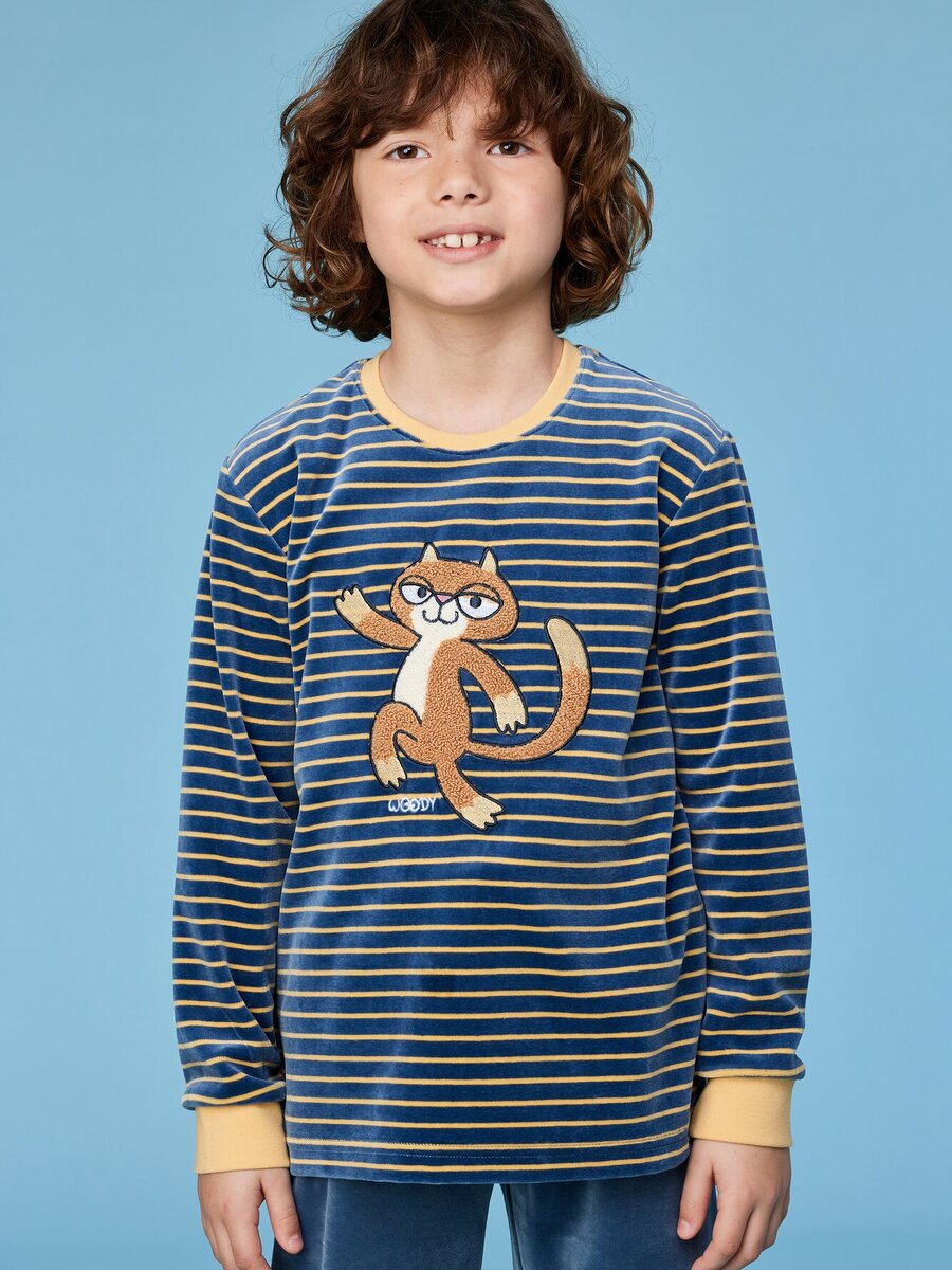 Pyjama van het merk Woody in het Blauw
