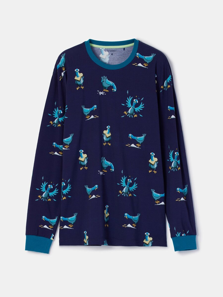 Pyjama van het merk Woody in het Bruin