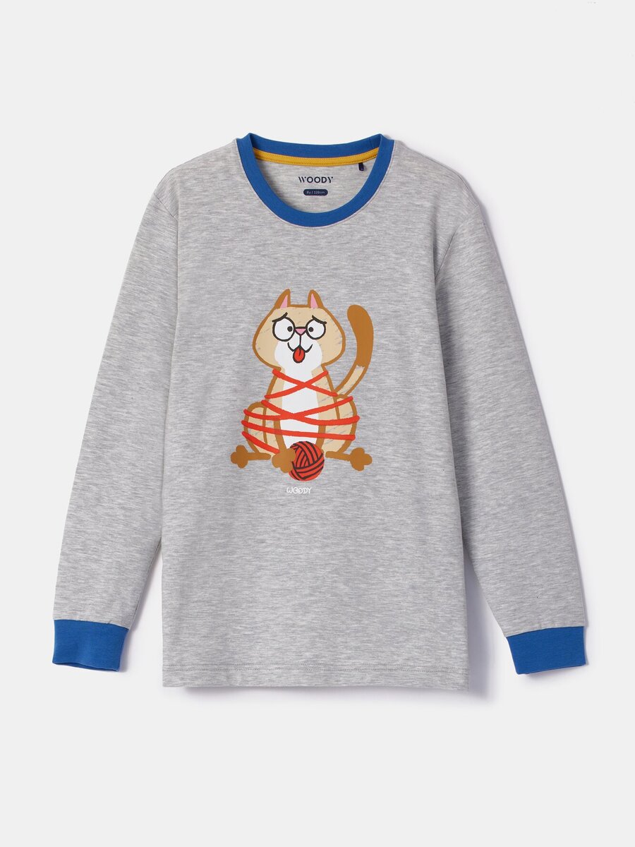 Pyjama van het merk Woody in het Grijs