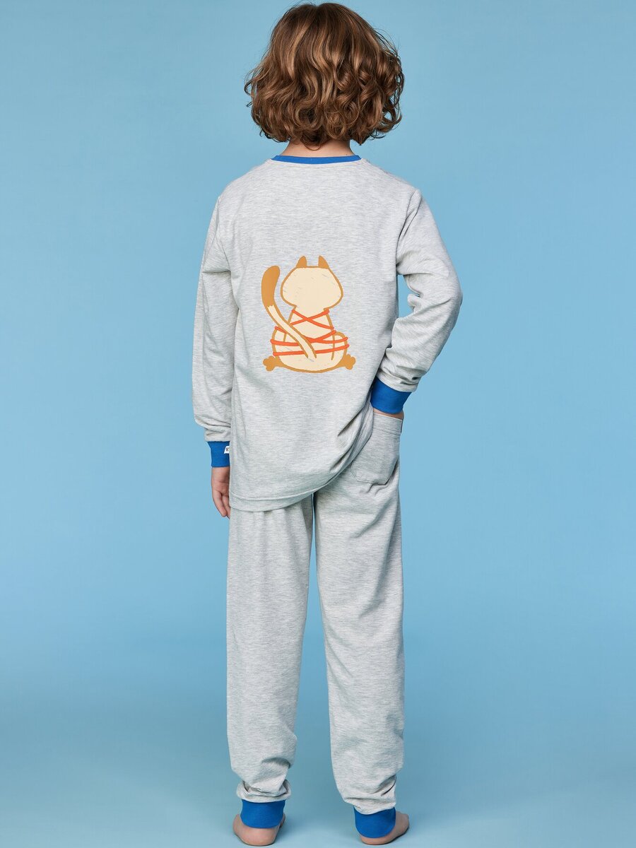 Pyjama van het merk Woody in het Grijs