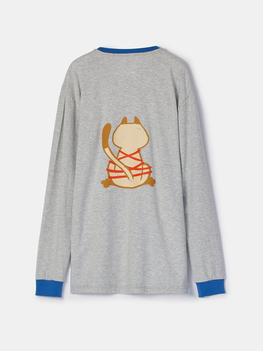 Pyjama van het merk Woody in het Grijs