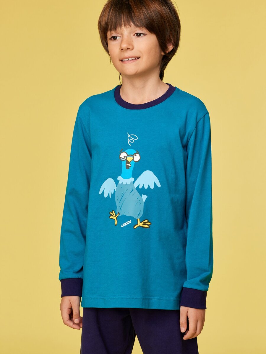 Pyjama van het merk Woody in het Blauw
