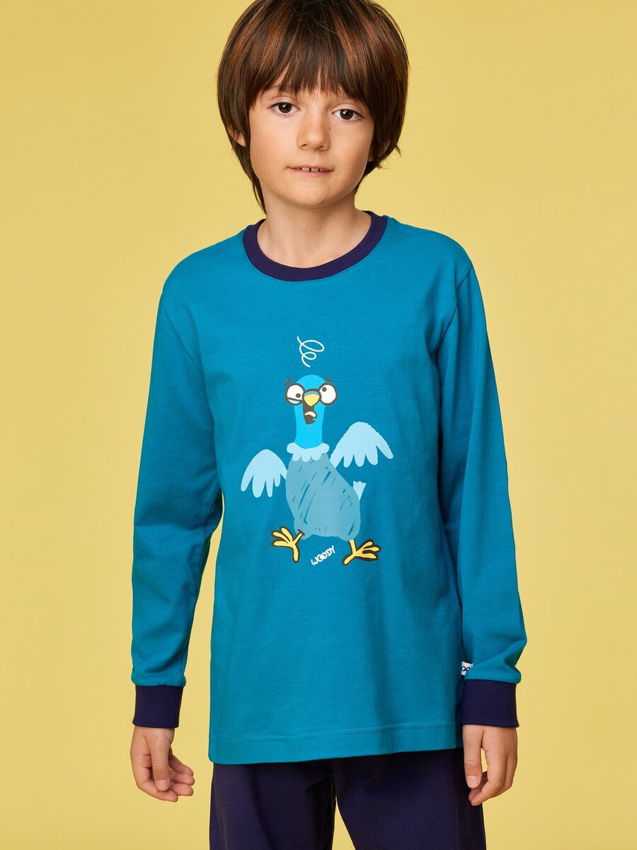 Pyjama van het merk Woody in het Blauw