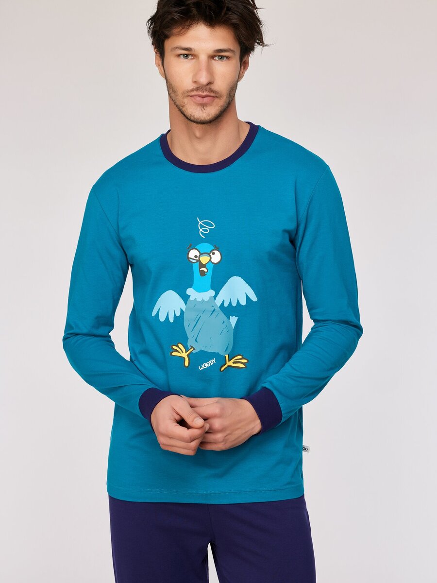 Pyjama van het merk Woody in het Blauw