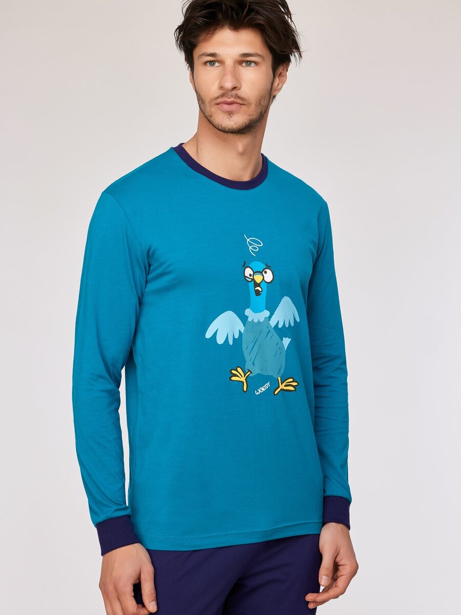 Pyjama van het merk Woody in het Blauw