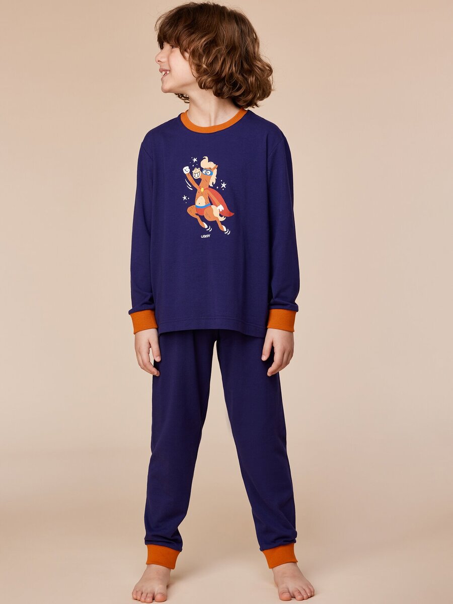 Pyjama van het merk Woody in het Blauw