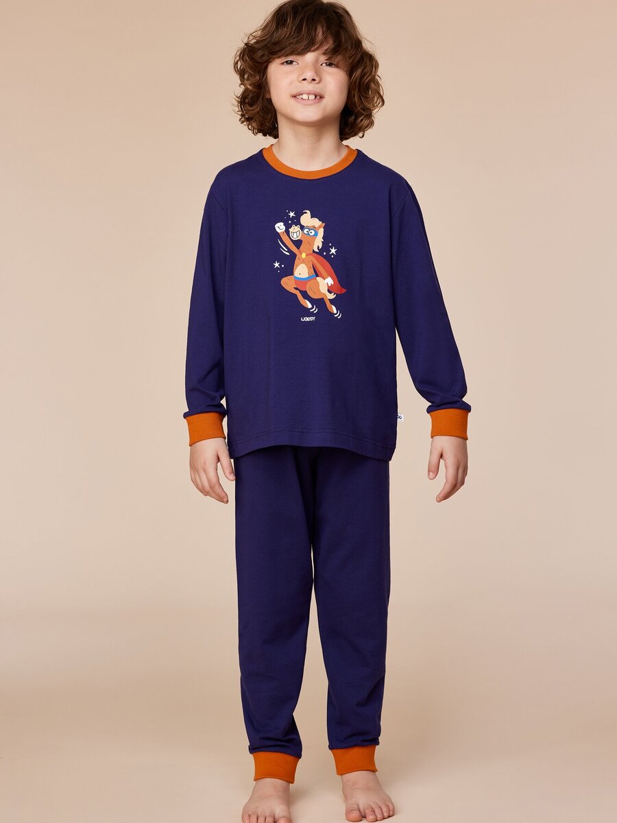 Pyjama van het merk Woody in het Blauw
