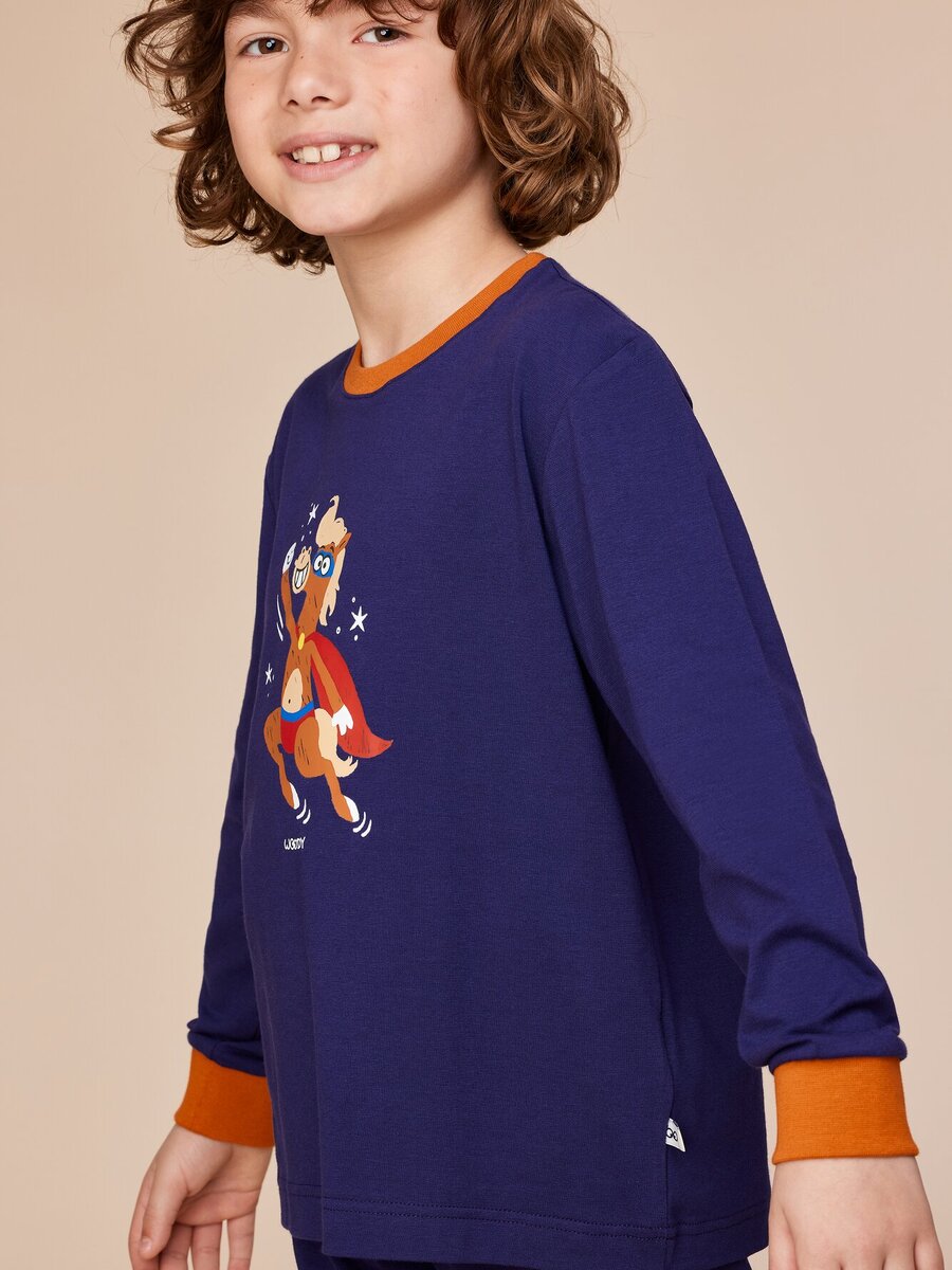 Pyjama van het merk Woody in het Blauw