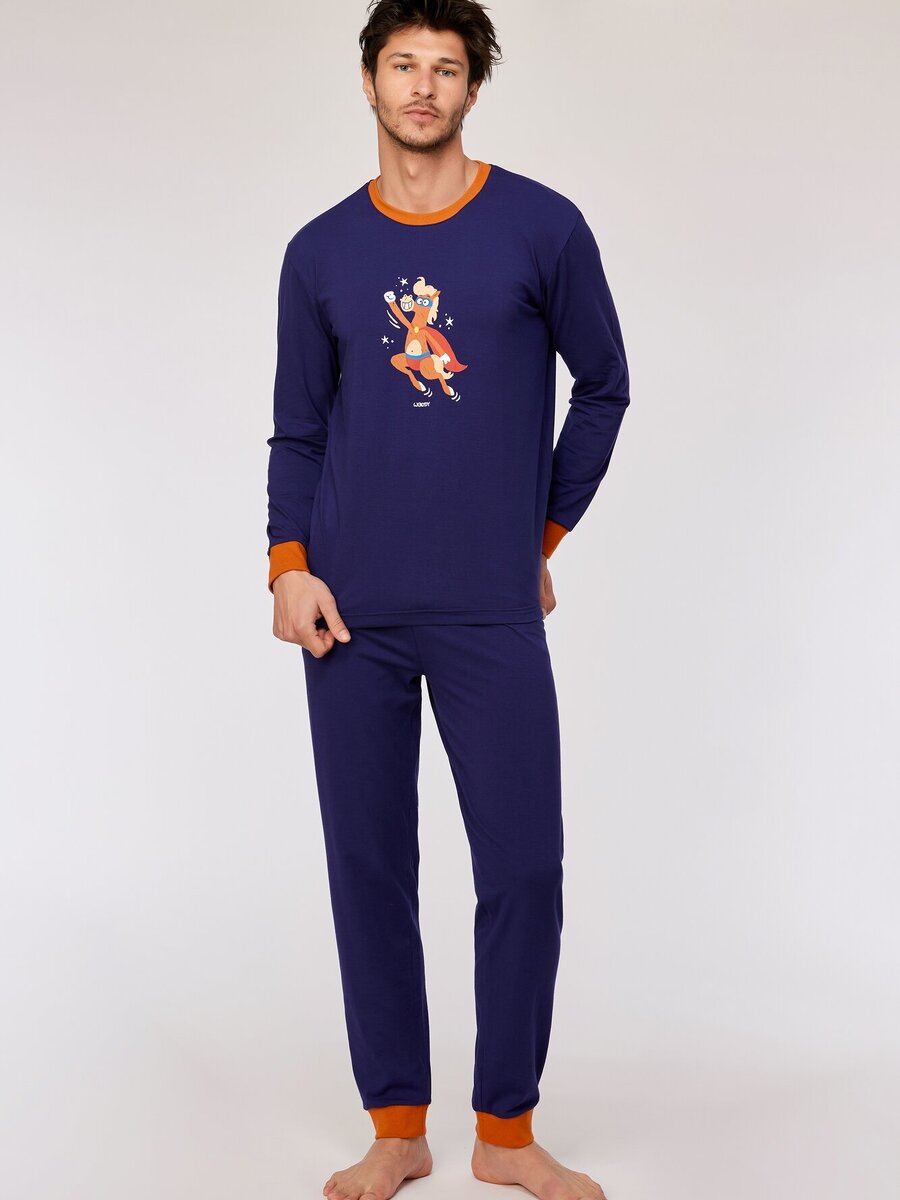 Pyjama van het merk Woody in het Blauw