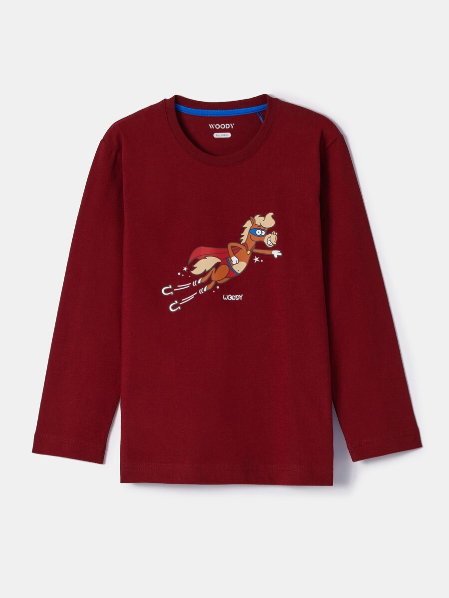 Pyjama van het merk Woody in het Rood
