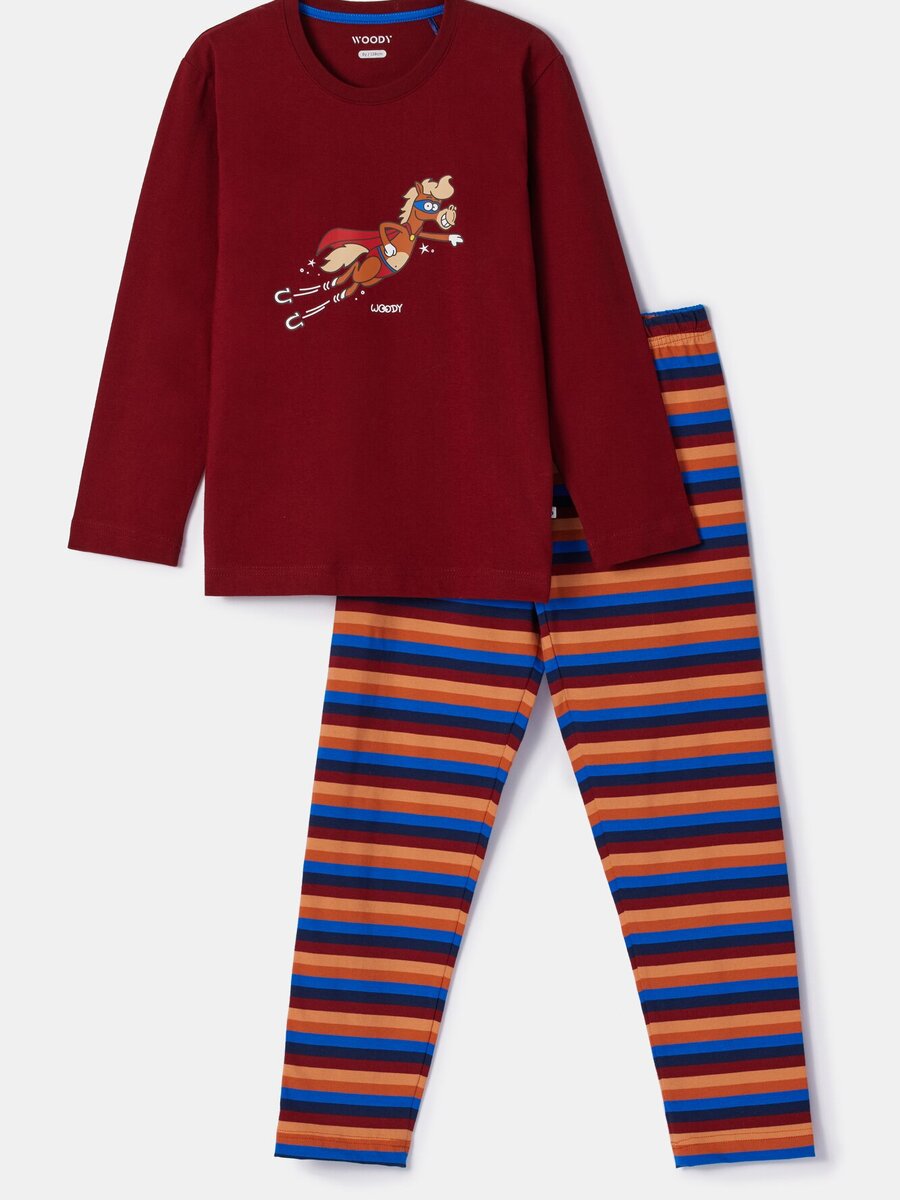 Pyjama van het merk Woody in het Rood