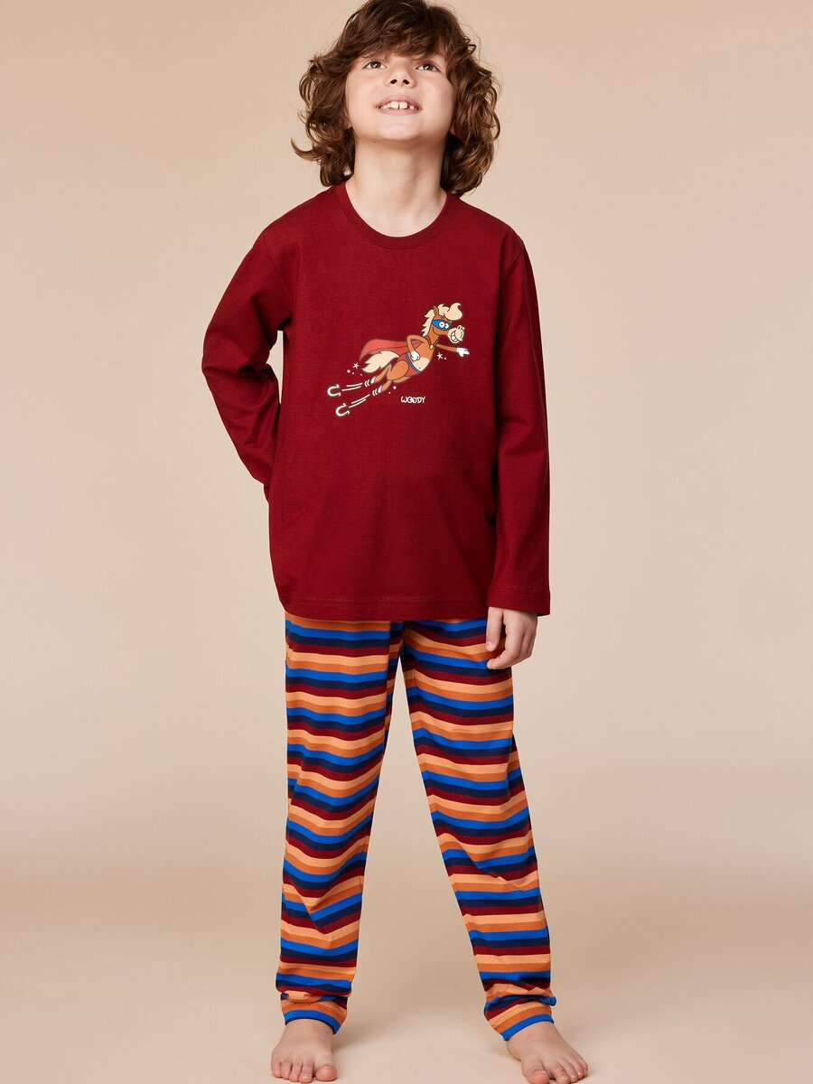 Pyjama van het merk Woody in het Rood