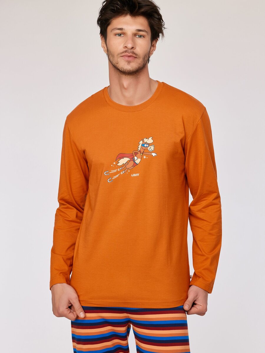 Pyjama van het merk Woody in het Rood
