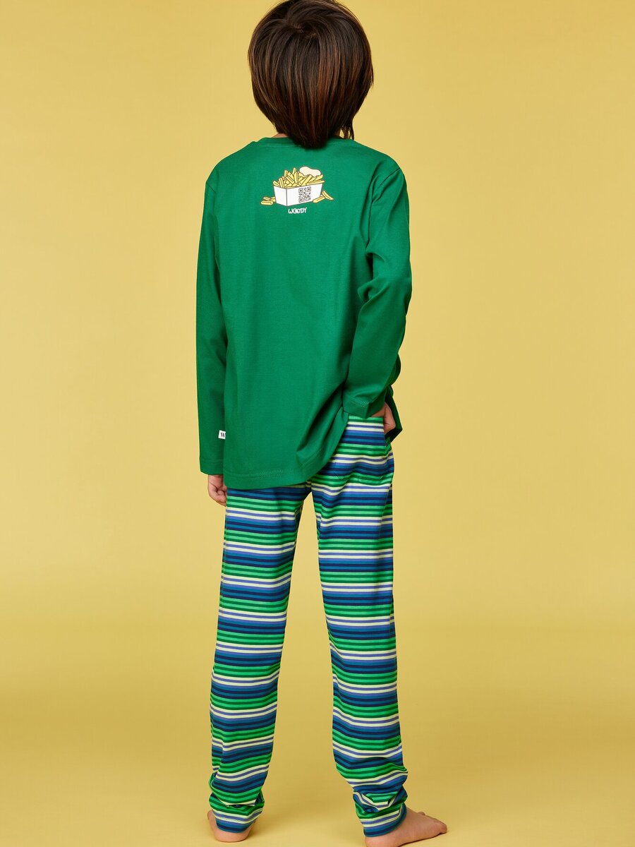 Pyjama van het merk Woody in het Groen