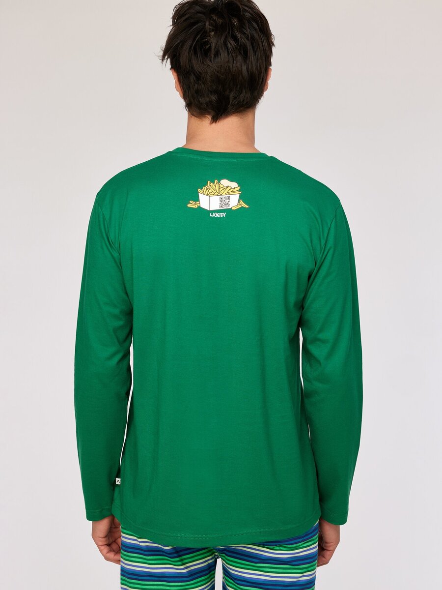 Pyjama van het merk Woody in het Groen