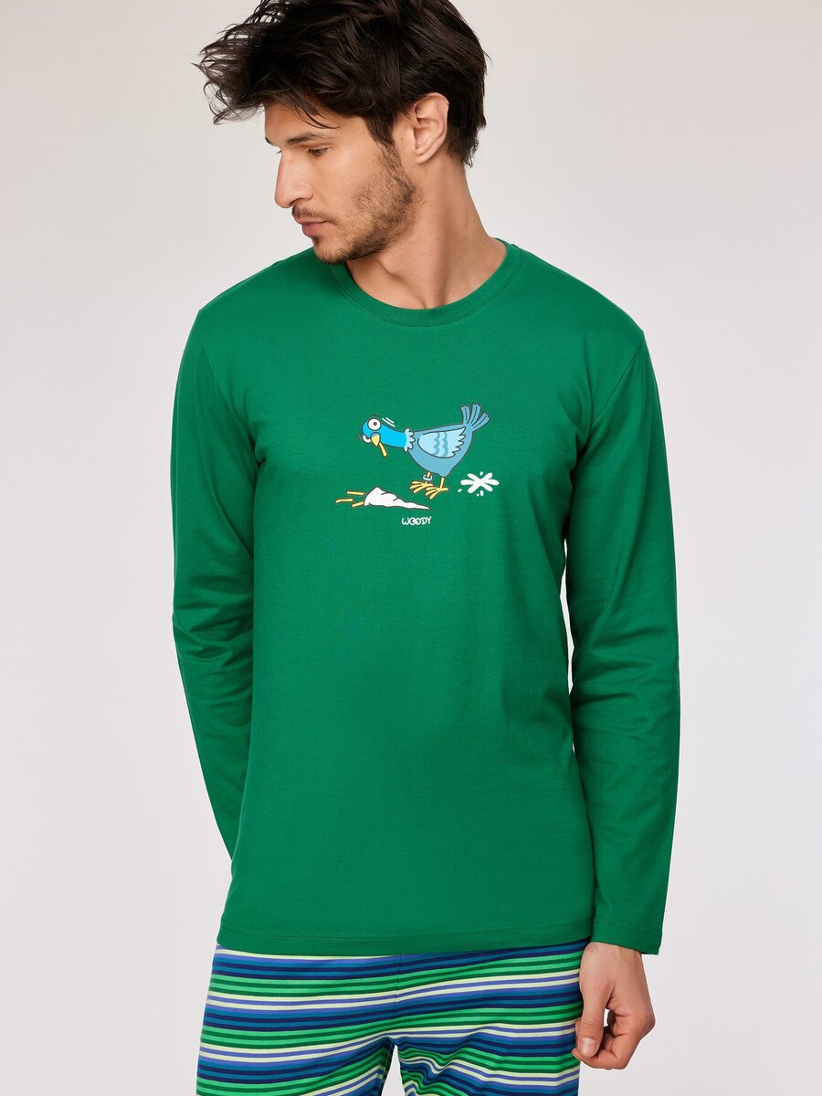 Pyjama van het merk Woody in het Groen
