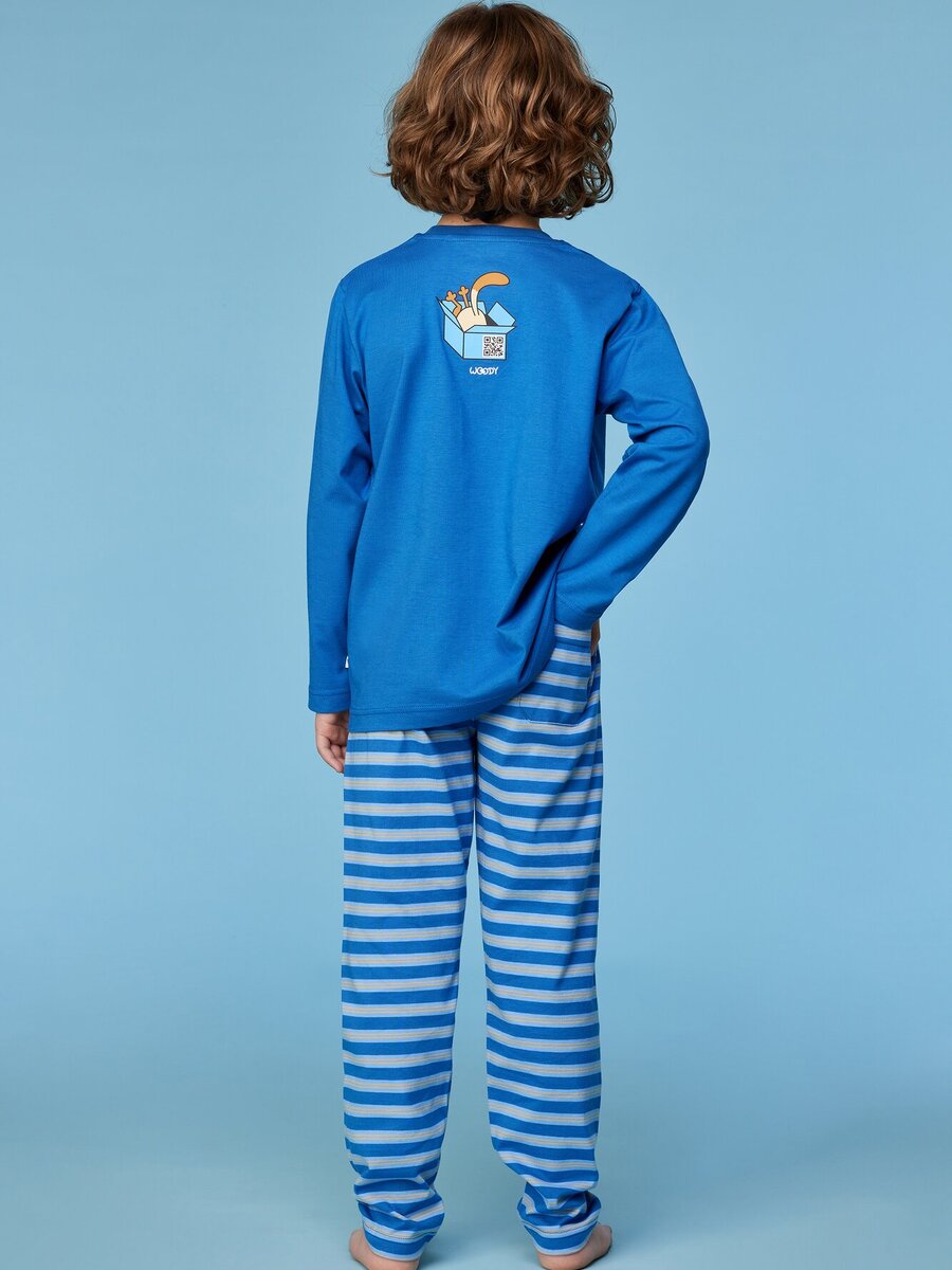 Pyjama van het merk Woody in het Marine