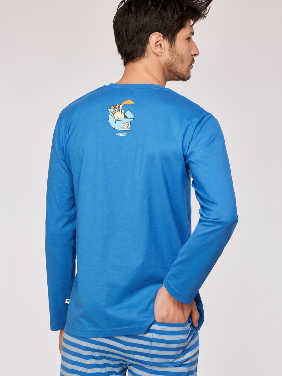 Pyjama van het merk Woody in het Blauw