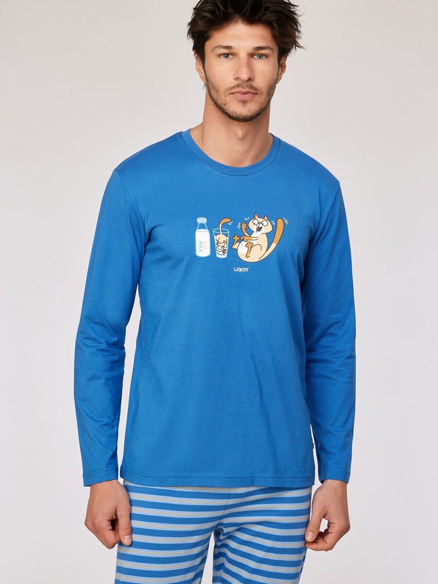 Pyjama van het merk Woody in het Blauw