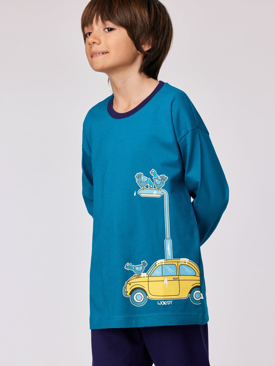 Pyjama van het merk Woody in het Blauw