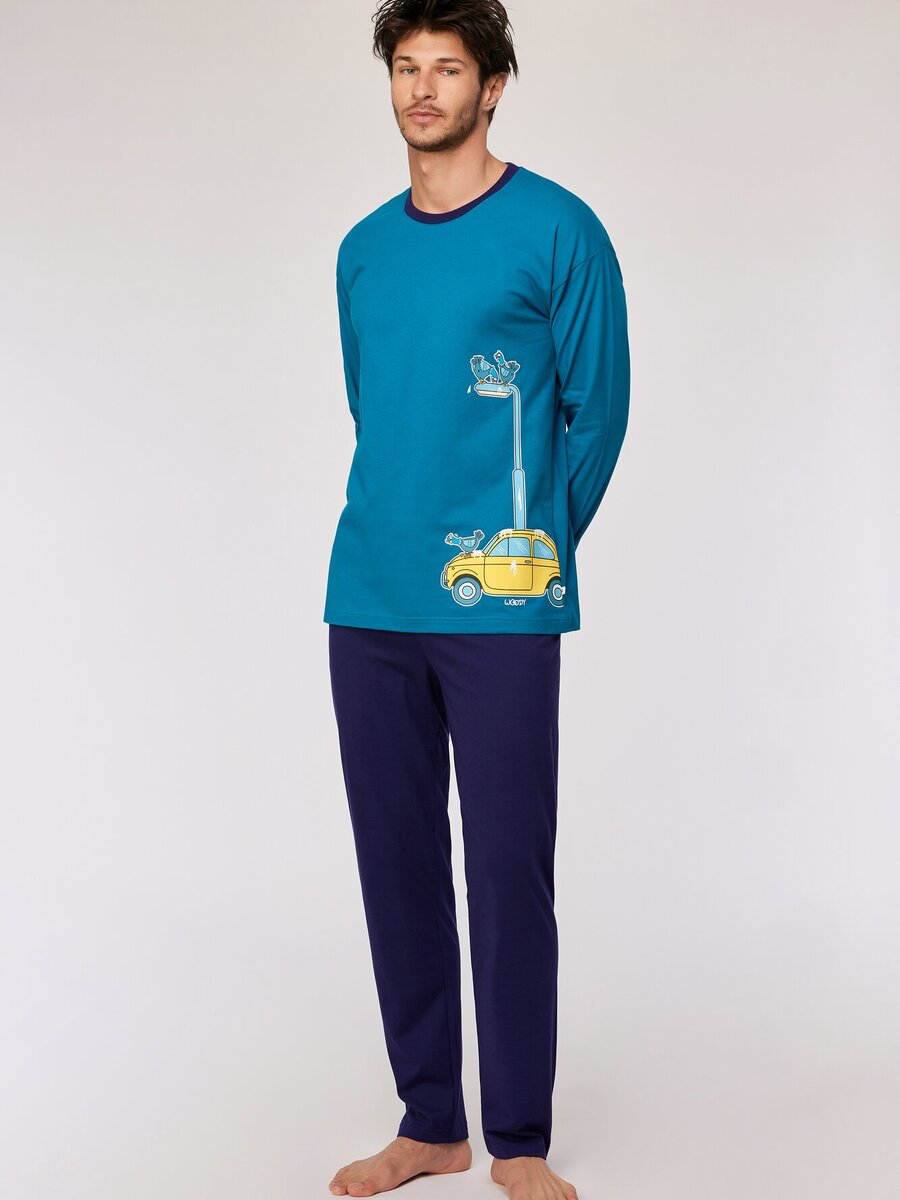 Pyjama van het merk Woody in het Blauw