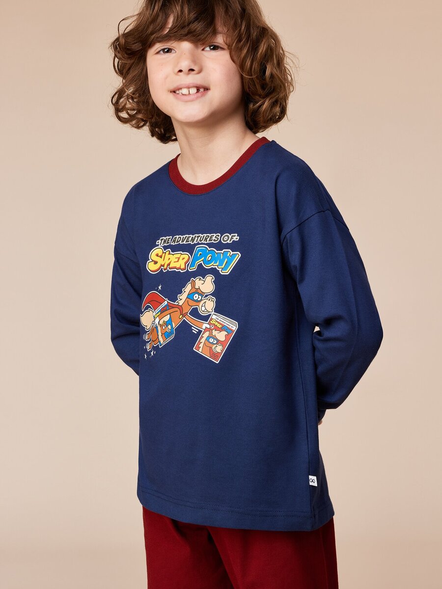 Pyjama van het merk Woody in het Blauw