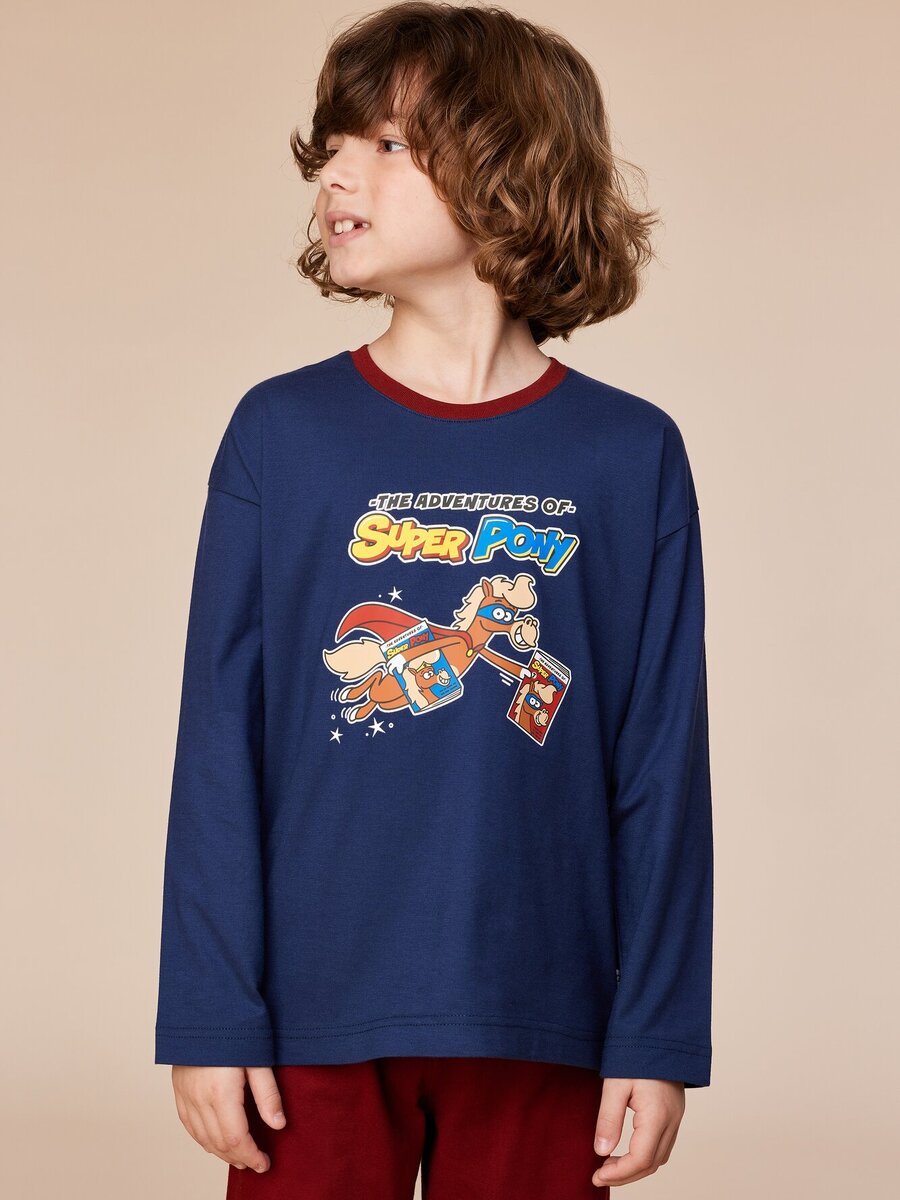 Pyjama van het merk Woody in het Blauw