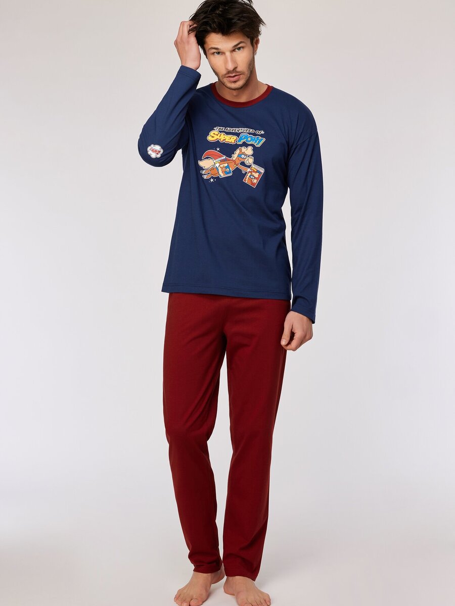 Pyjama van het merk Woody in het Blauw