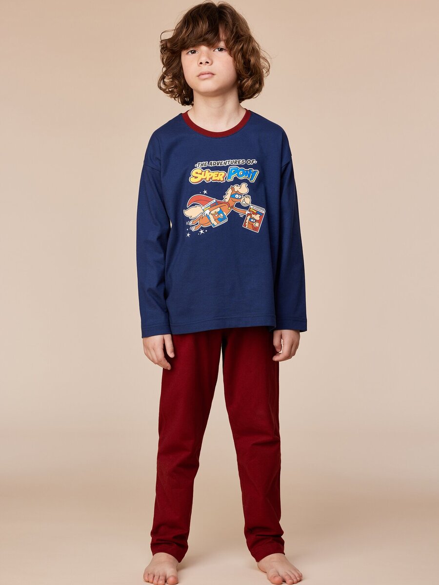Pyjama van het merk Woody in het Blauw