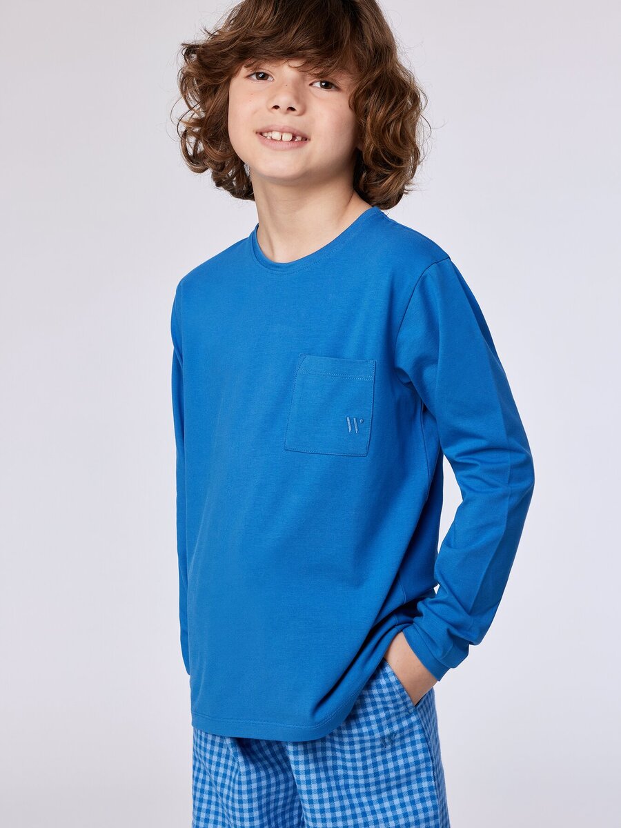 Pyjama van het merk Woody in het Marine