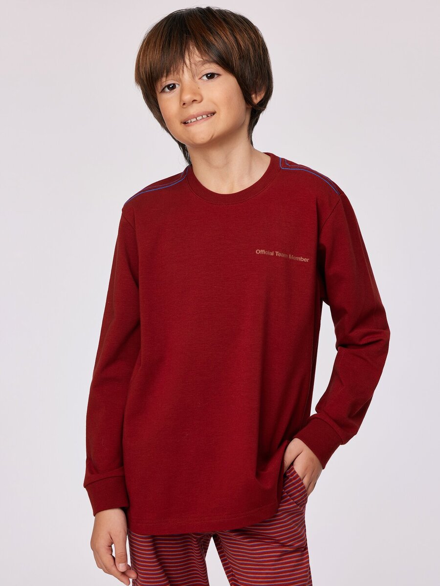 Pyjama van het merk Woody in het Rood