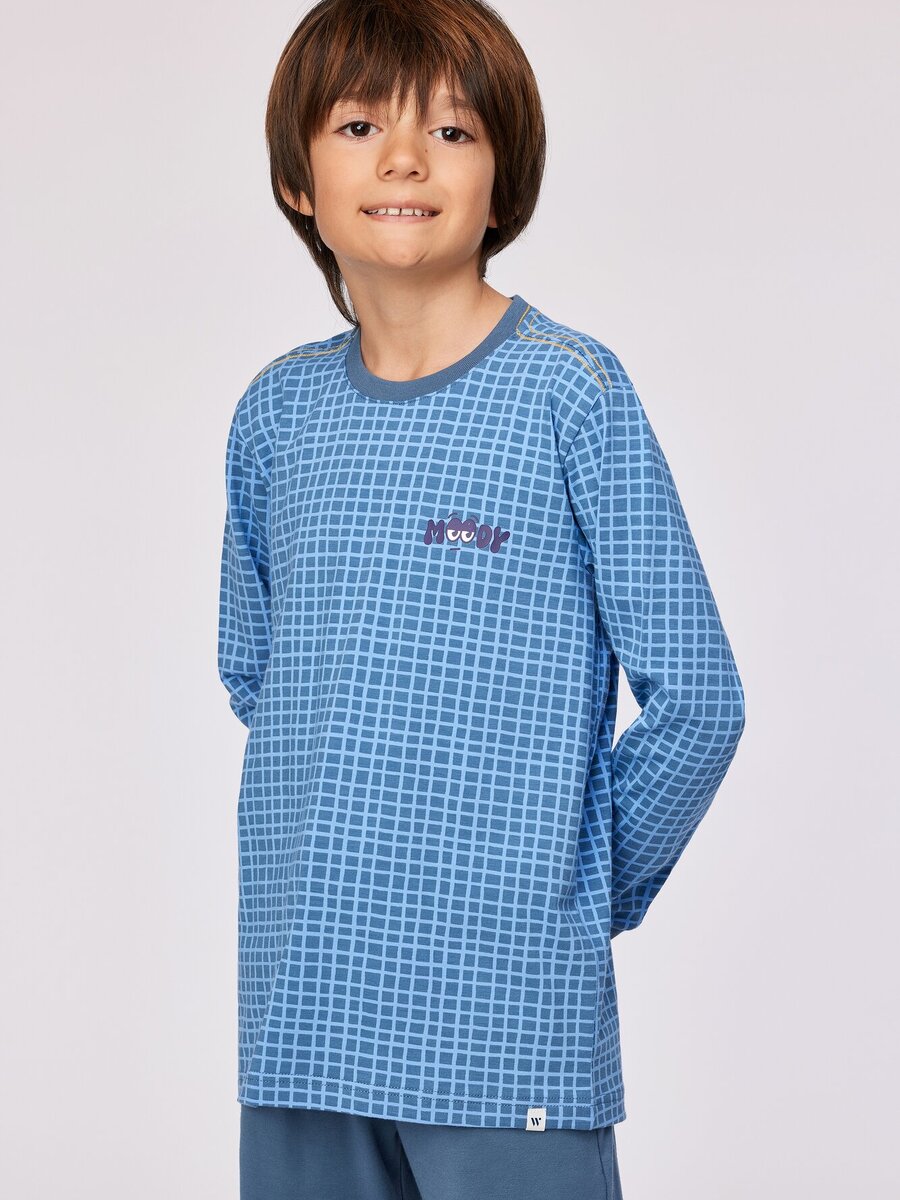 Pyjama van het merk Woody in het Marine