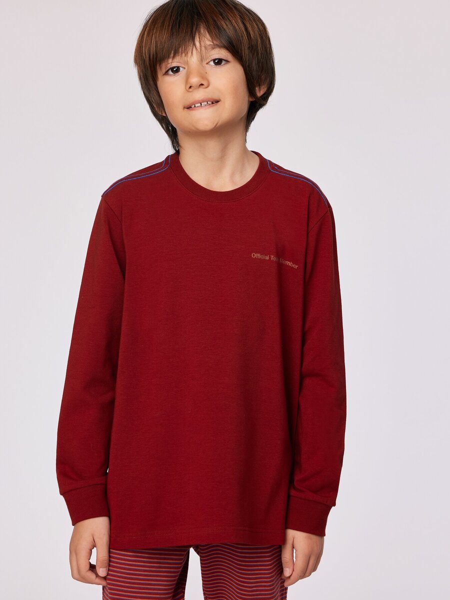Pyjama van het merk Woody in het Rood