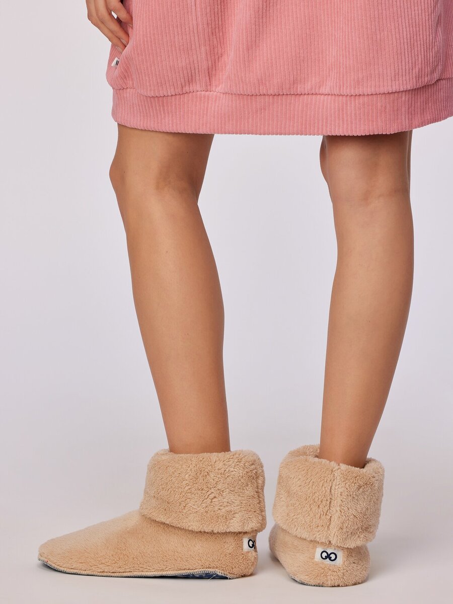 Pantoffels van het merk Woody in het Beige