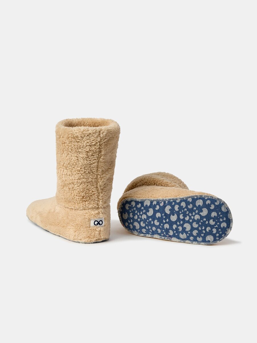Pantoffels van het merk Woody in het Beige