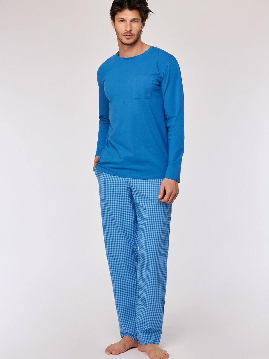 Pyjama van het merk Woody in het Marine