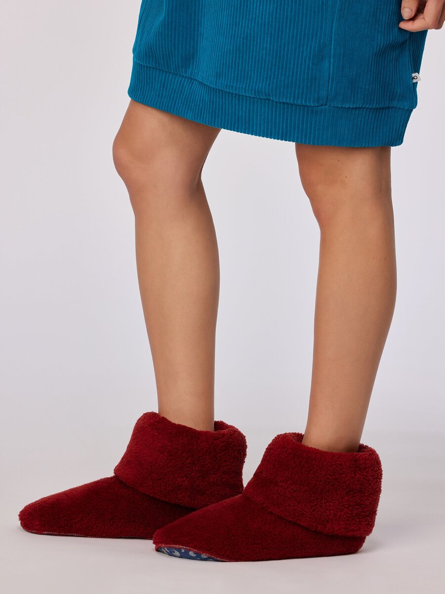 Pantoffels van het merk Woody in het Rood