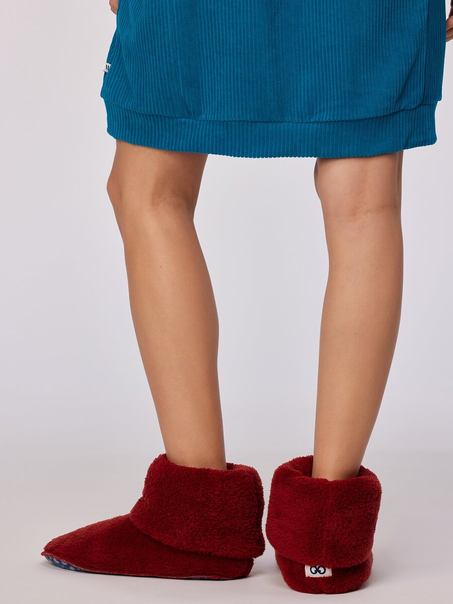 Pantoffels van het merk Woody in het Rood