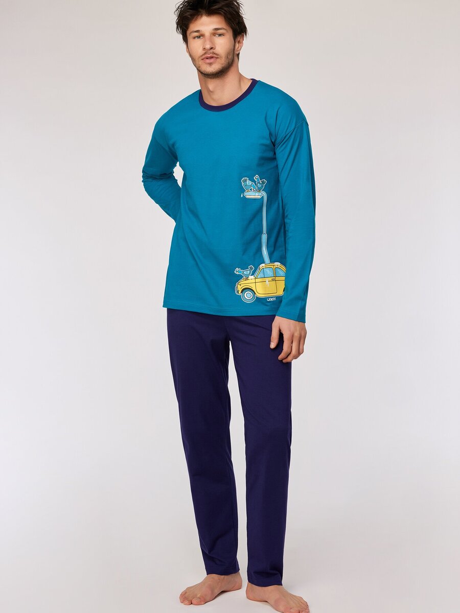 Pyjama van het merk Woody in het Blauw